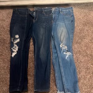 Hollister skinny jeans, size 11 short